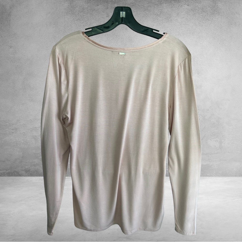 WHITE HOUSE BLACK MARKET Winter Blush Ultra Luxe Tee - Picture 2 of 7